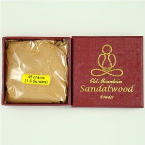 I am using Old Mountain sandalwood powder, which I purchased on Amazon for $9.99.